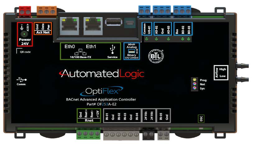 OptiFlex OF253A-E2 BACnet Advanced Application Controller