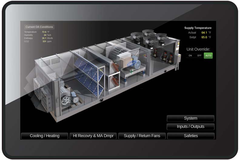 OptiPoint System Touch (SYST) Graphical Touchscreen