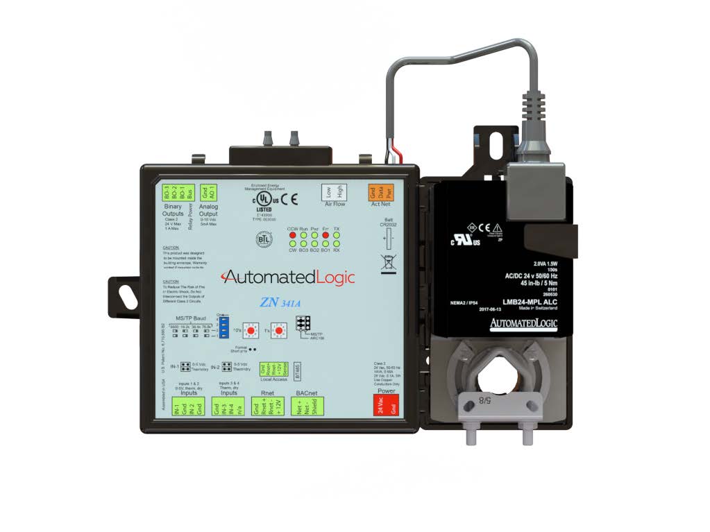 ZN341A VAV Zone Controller with Actuator